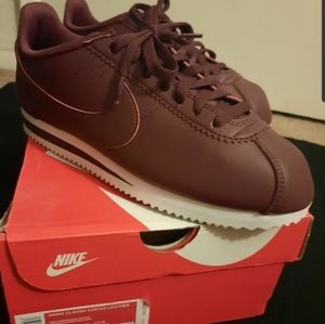 Maroon Nike Cortez